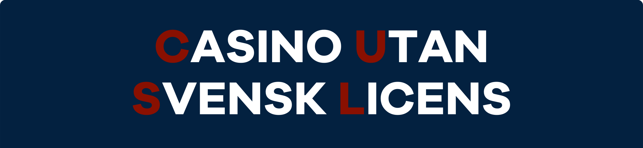 Casino utan svensk licens